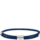 Pig & Hen - Rope Bracelets - Navy | Silver Little Lewis